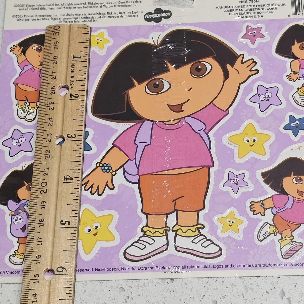 Dora the Explorer Sticker Lot 7 Sealed Packages Stickers Home School Play New